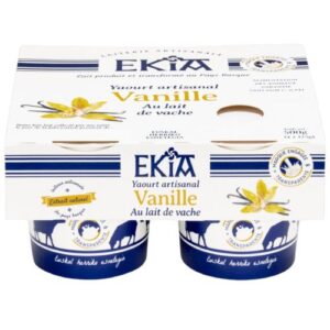 Yaourt vache vanille x4