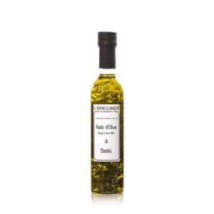 huile olive basilic